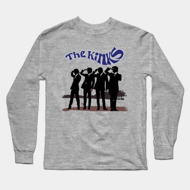 The Kinks Band Long Sleeve T-Shirt by Olgakunz